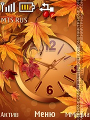 Golden autumn tema screenshot