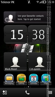 Black 8 Theme-Screenshot