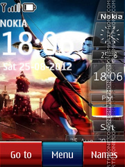 Ram SWF Clock es el tema de pantalla