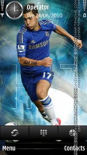 Eden Hazard theme screenshot