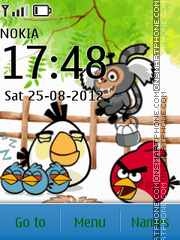 Angry Bird es el tema de pantalla