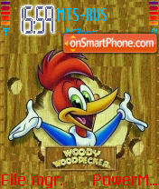 Woody Wood Pecker es el tema de pantalla