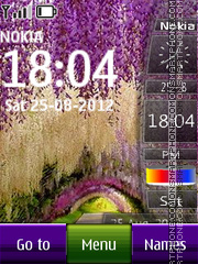 Capture d'écran Park SWF Clock thème