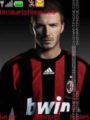 Скриншот темы David Beckham