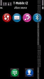 Plain Black v4 tema screenshot