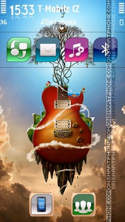 Guitar 19 tema screenshot