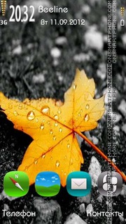 Autumn Leaf tema screenshot