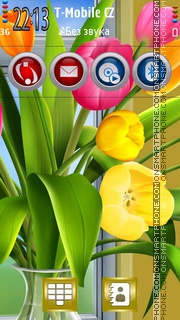 Spring Flowers 06 theme screenshot