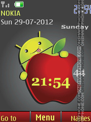 Funny android es el tema de pantalla