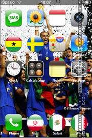 Capture d'écran FIFA World Cup 2014 thème