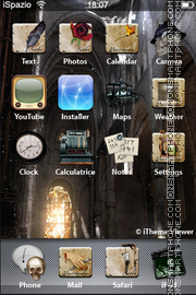 Goth 01 tema screenshot