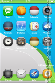 Smurfs 04 theme screenshot