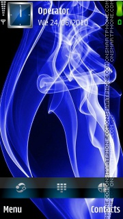 Sapphire Flame tema screenshot