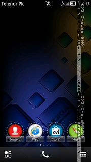Скриншот темы Nighty Nokia