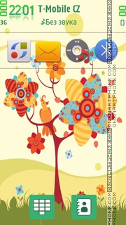 Romantic Spring tema screenshot