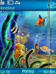 Underwater World tema screenshot