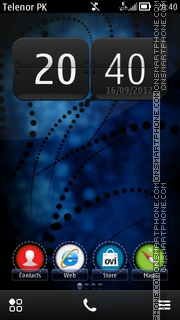 Blue Belle Sherzaman Theme-Screenshot