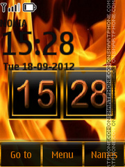 Flame tema screenshot