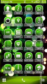 Green Rafa tema screenshot