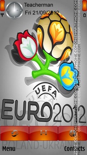 Capture d'écran Euro2012 Logo thème