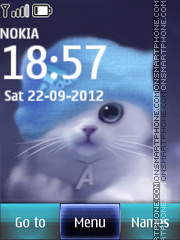 Cute Kitty 10 theme screenshot