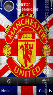 Manchester United tema screenshot