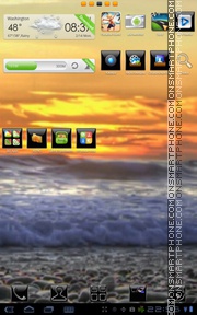 Sunset 26 theme screenshot