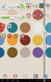 Color Dot tema screenshot