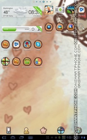 Z Love theme screenshot