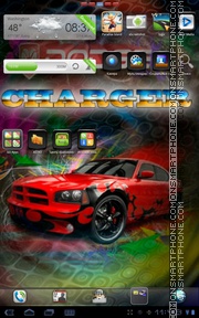 Dodge Charger Carbon tema screenshot