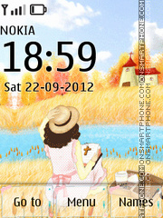 Cute Summer Theme es el tema de pantalla