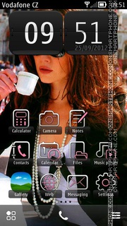 Natalia Oreiro theme screenshot