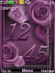 Rose tema screenshot