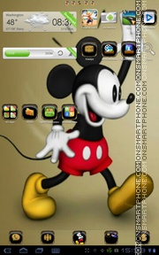 Mickey Mouse 21 theme screenshot