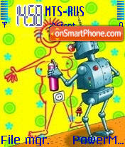 Very Nice Robot es el tema de pantalla