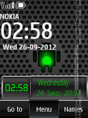 Android Digital 01 tema screenshot