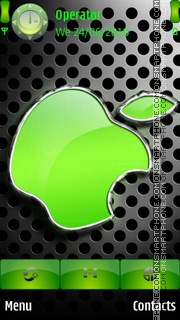 Green Apple Logo es el tema de pantalla
