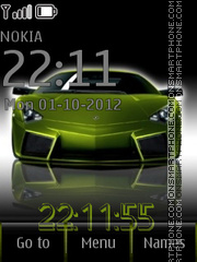 Green Auto es el tema de pantalla