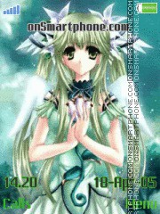 Green Anime tema screenshot