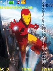 Скриншот темы Iron Man