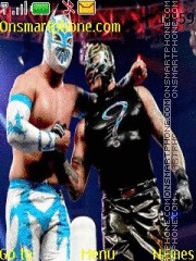 Скриншот темы WWE Rey Mysterio Sin Cara