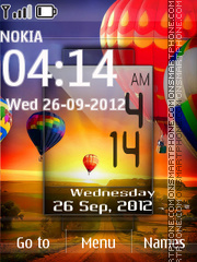 Htc Digital Clock Theme-Screenshot