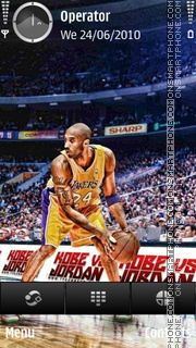 Kobe tema screenshot