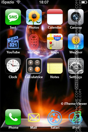 Скриншот темы Fireball 01
