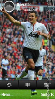 Van Persie theme screenshot