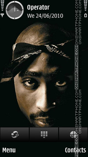 Tupac theme screenshot