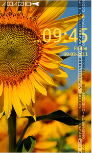 Capture d'écran Sunflower 12 thème