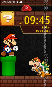 Скриншот темы Super Mario Touch