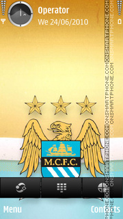 Скриншот темы Manchester City