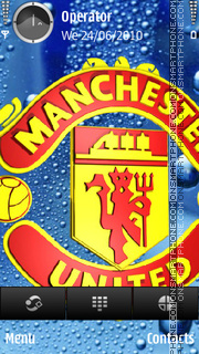 Скриншот темы Manchester United